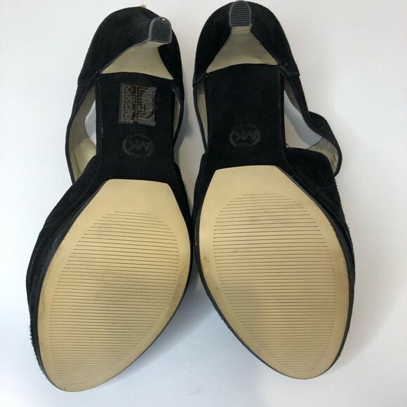 Michael Kors black peep toe platform 5in heels size 10 - Picture 11 of 16